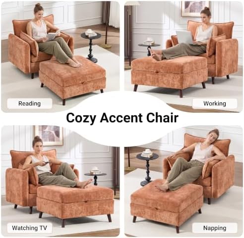 Set of 4 Oversized Accent Chair - Image 6