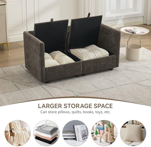 55" Cloud Modular Loveseat Sofa - Image 3