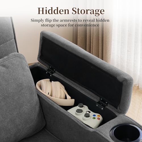 Korser 55.5'' 3-in-1 Convertible Sofa Bed, Pull Out Couch - Image 5