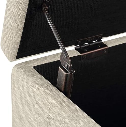 Amazon Basics Upholstered Storage Ottoman Bench - Image 5