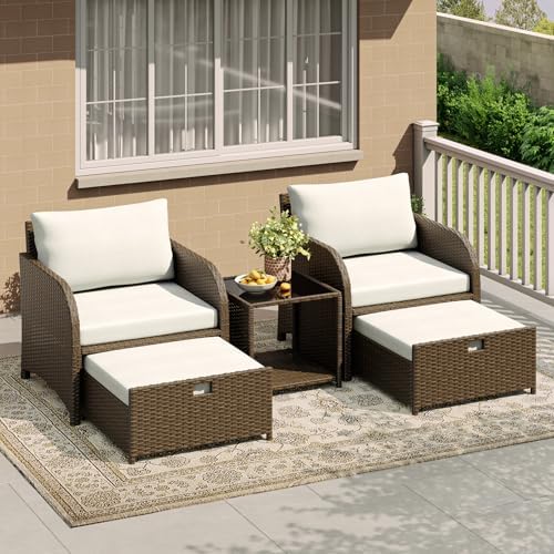 Garvee 5-Piece Outdoor Patio Conversation Set by Garvee