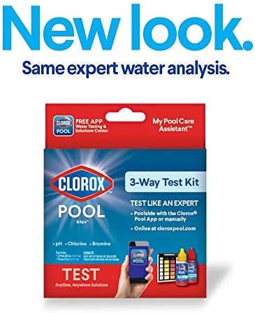 Clorox® Pool&Spa™ Swimming Pool 3-Way Water Test Kit, Accurately Measures - Image 2