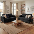 Fiona's magic 4 Seats Couch Set, 2 Piece Set Comfy Sofa, Loveseat Sofa*2 by Fionasmagic