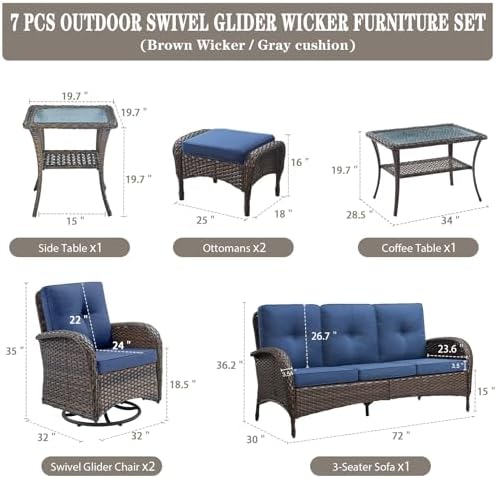 Belord Wicker Outdoor Furniture Set - Image 2