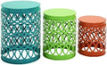 Deco 79 Metal Accent Table, Matte Multi Colored by Unknown