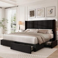 LARMACE Queen Upholstered Bed Frame by LARMACE