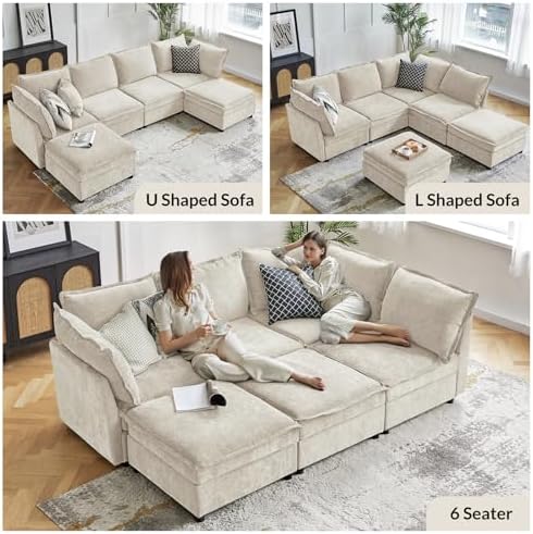 HULALA HOME Modular Sectional Sofa - Image 3