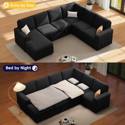 104"Sectional sleeper Sofa Bed, Pull Out Couch - Image 4