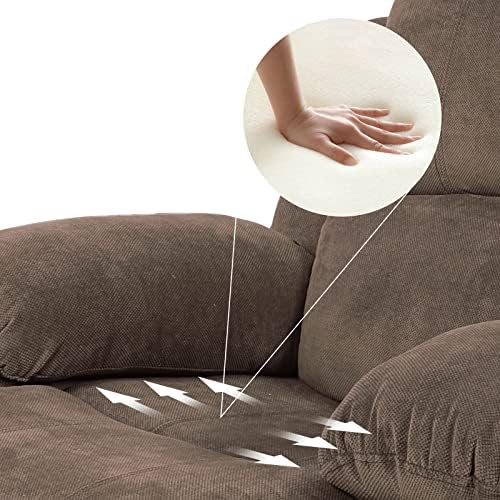 A Ainehome Living Room Furniture Set Leather Recliner Sofa Set Loveseat Chair - Image 6
