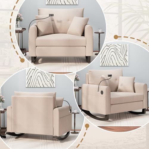 HOMREST Modern Accent Rocking Chair - Image 5