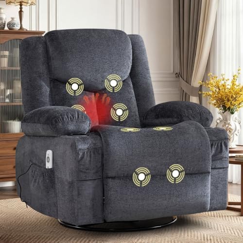BOSMILLER Swivel Recliner Chair by Bosmiller