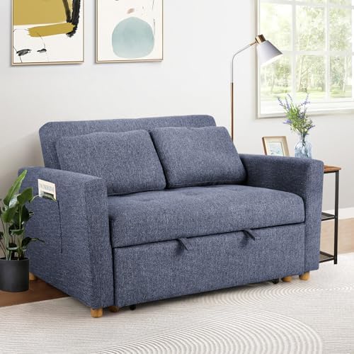 SEJOV Loveseat Sleeper, 3-in-1 Convertible Sofa Bed Pull Out - Image 6