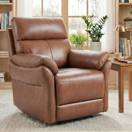 AIRSKY Genuine Leather Recliner Chair by Leatherergonomicsofaexpert