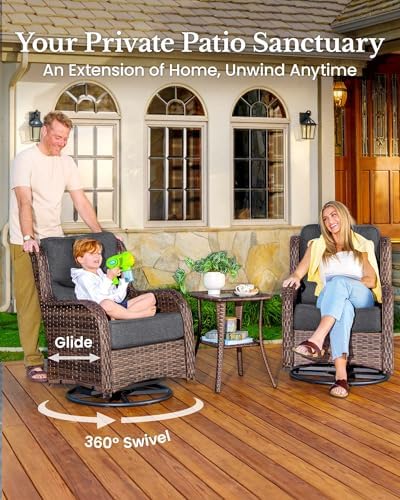 HILLGA 3-Piece Luxury Patio Furniture Set - Image 3