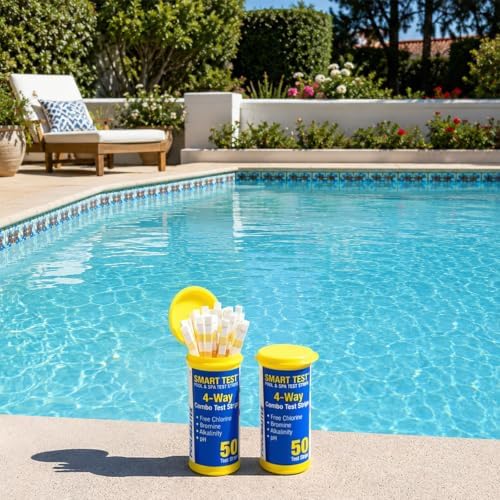 Poolmaster 4-Way Swimming Pool & Spa Test Strips, Easy-to-Read Results - Image 2