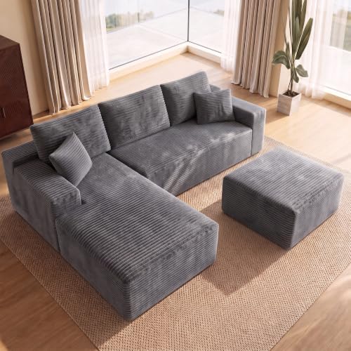 Boneless Couch Modular Sectional Sofa Cloud Couch by Cloud-LikeComfortYouCanFee