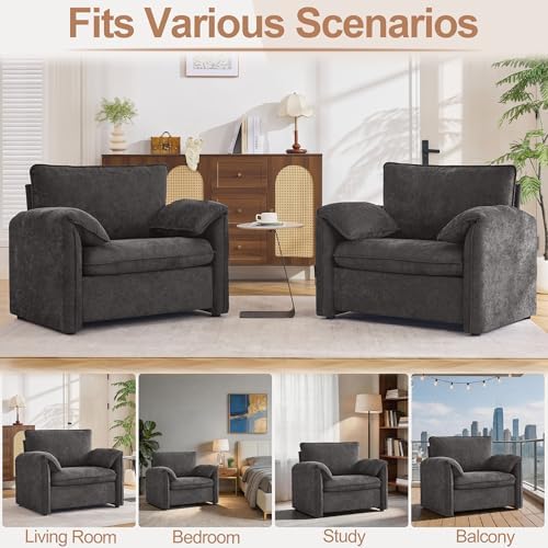 Oversized Accent Chair for Living Room, Large Modern Armchair - Image 6
