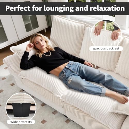 Opiesit 83" Loveseat Couch, Modern 2-Seat Sofa - Image 6