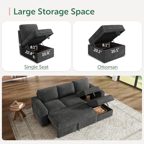 HONBAY Modular Sectional Sofa - Image 5