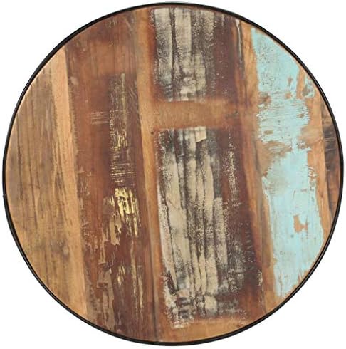 Coffee Table Multicolor Solid Reclaimed Wood Medium Coffee Table Accent Living - Image 4