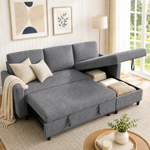 Walsunny 77" Sectional Sleeper Sofa by Walsunny