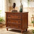 LUMISOL 27.6'' Nightstand with Pine Wood Veneer & 3 Drawers by LUMISOL