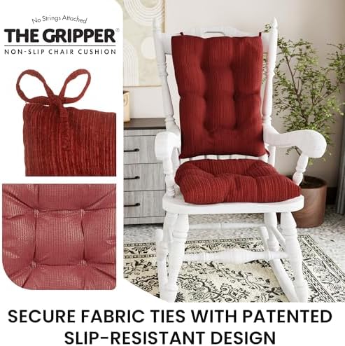 Klear Vu The Gripper Non-Slip Rocking Chair Cushion Set - Image 4