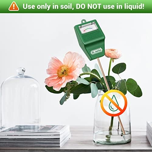 Dr.meter Soil Moisture Meter for Plants, Plant Water Gauge Test Kit - Image 5