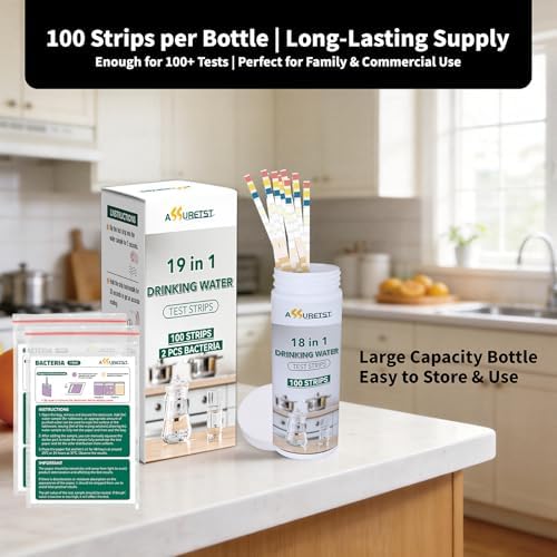 19 in 1 Drinking Water Test Strips, ASSURETST Water Quality Test Kit - Image 3