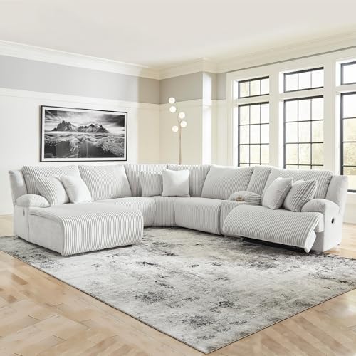 Signature Design by Ashley 6-Piece Reclining Sectional Sofa - Image 2