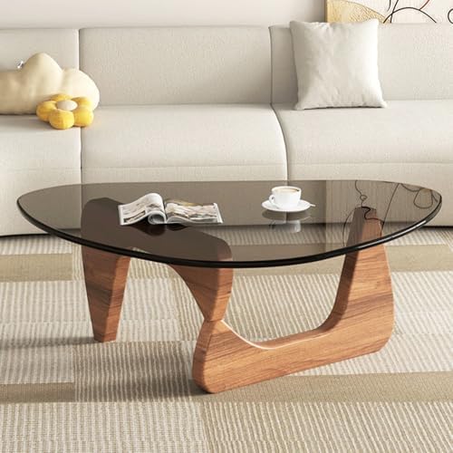 Glass Coffee Table, Mid Century Modern Coffee Table, Coffee Table by LZYFY