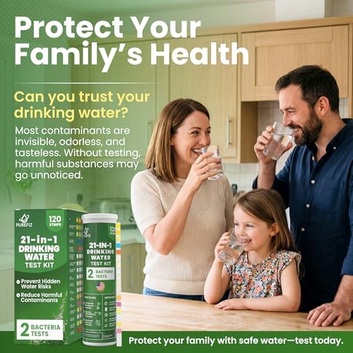 21-in-1 Drinking Water Test Kit – 120 Strips + 2 Bacteria Tests – Easy DIY - Image 7