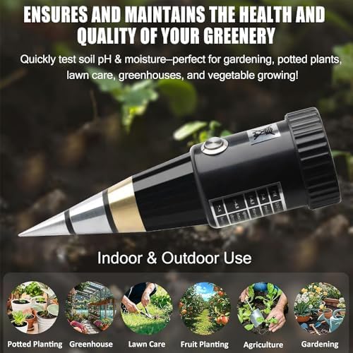 Soil PH Meter, Soil Moisture Sensor Meter, Soil PH Tester Gardening Tool Kits - Image 6