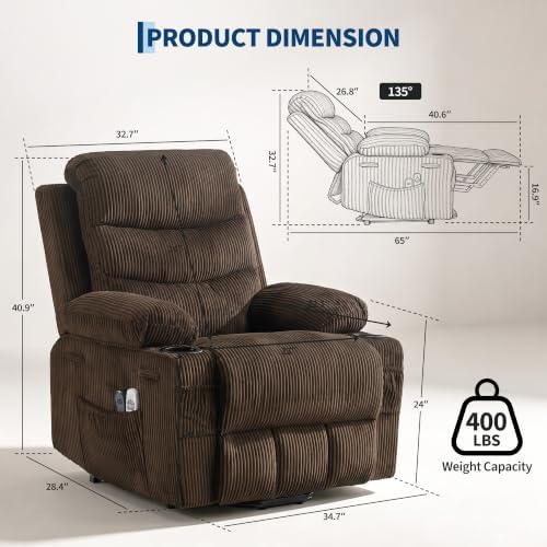 Garvee Oversized Power Lift Recliner Chair - Image 2