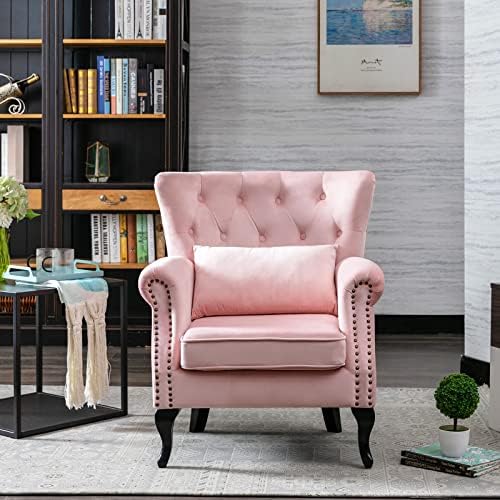 LZAREAL Accent Reading Arm Chairs Set of 2 - Image 2