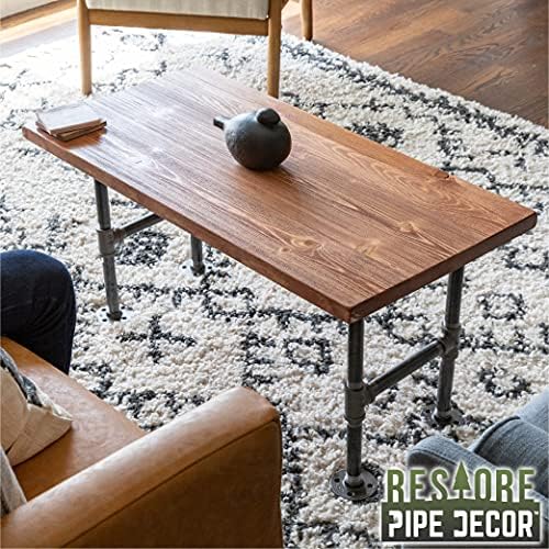 PIPE DECOR Restore Solid Wood Coffee Table Top 18 in. x 36 in. x 1.25 in. - Image 6