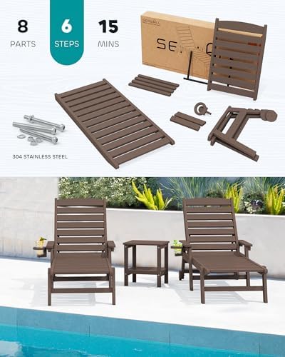 SERWALL HDPE Outdoor Lounge Chair - Image 6