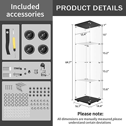 LFT HUIMEI2Y 4-Tier Glass Display Cabinet - Image 2