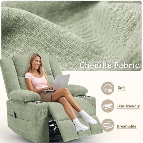Korser 360° Swivel Rocker Recliner - Image 7