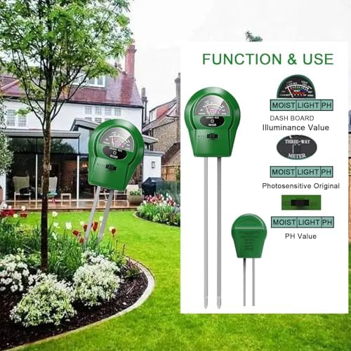 2Pcs Soil Moisture Meter, 3 in 1 Moisture Meter - Image 2