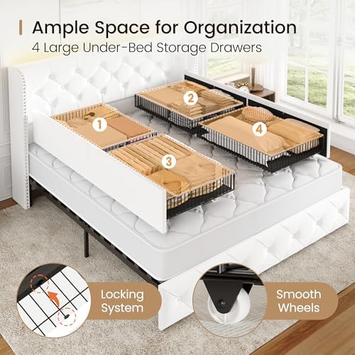 BRELTAM Queen Size Bed Frame - Image 4