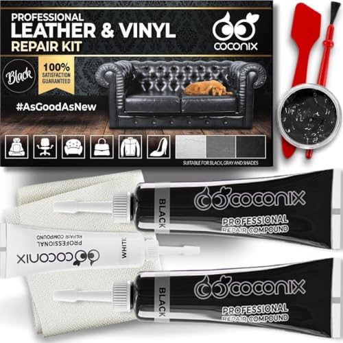 COCONIX Black Leather & Vinyl Repair Kit by Coconix