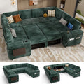 Vipbear 111" Modular Sectional Sleeper Sofa by VipbearLiving