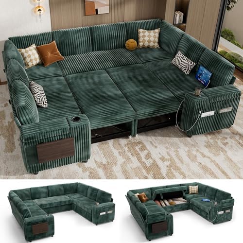 Vipbear 111" Modular Sectional Sleeper Sofa by VipbearLiving