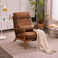 Karl home Accent Chair High Back Mid-Century Modern by Karlhome