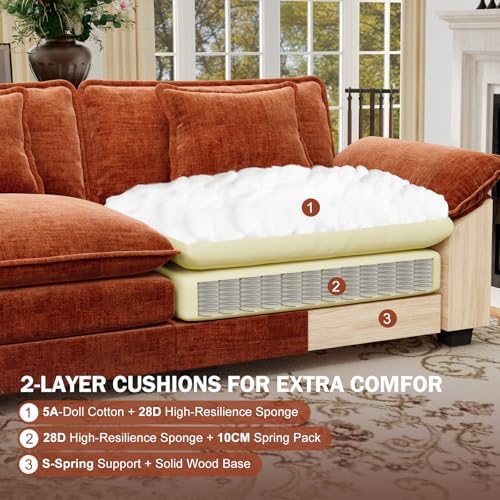 CDCASA 117" Oversized Modular Sectional Sofa - Image 5