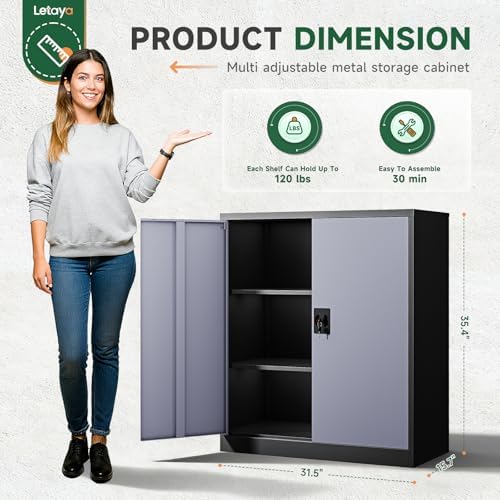 Letaya Metal Storage Cabinets - Image 3
