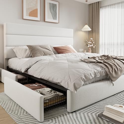 Allewie Modern King Size Platform Bed Frame by Allewie
