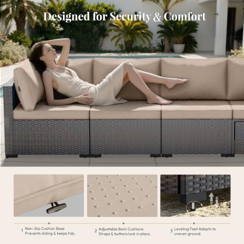 WWR Patio Furniture Set 14 Piece - Image 4