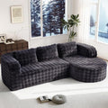 Hobestluk Boneless Couch Modular Sectional Sofa L-Shape Lounge Cloud Couch by YourHomeDeservesMore